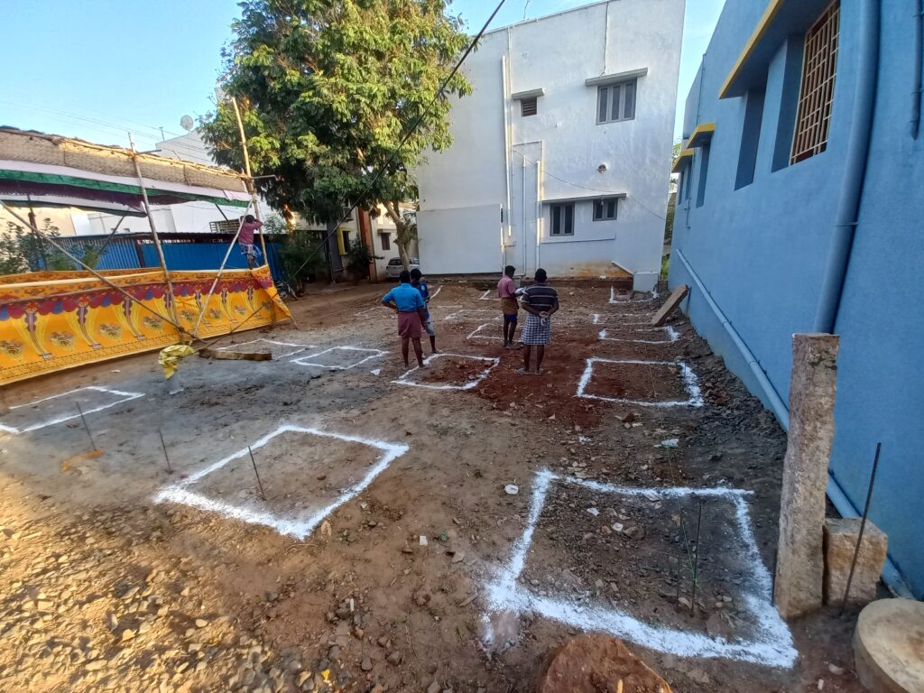 Genuine Builders project 1 Basement Marking 